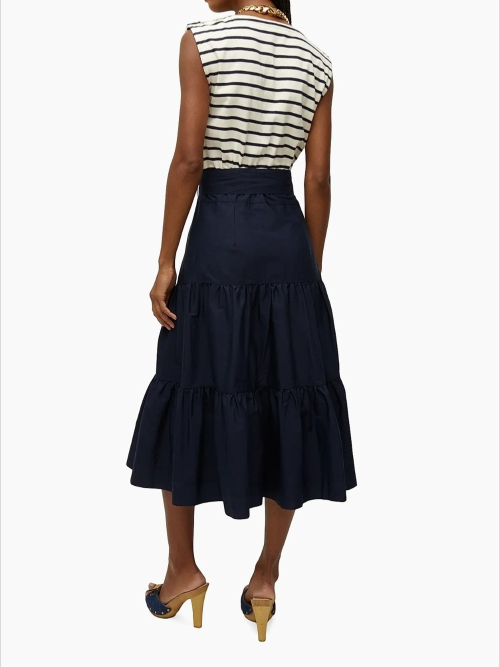 Veronica Beard Pazila Tiered Midi Dress, Women's Small - Picture 10 of 10